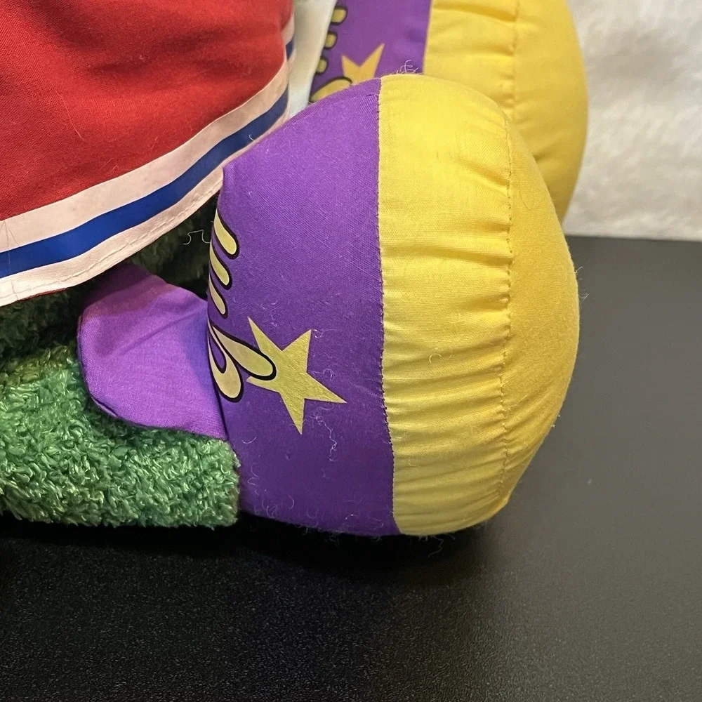 Vintage Jammy Jamfest Cheer & Dance Plush Green Stuffed Monster Mascot Toy 24